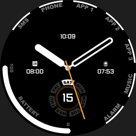 JJ-Analog005 Watch Face screenshot 18