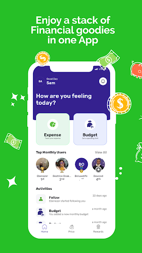 Android application SeevCash screenshort