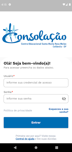 Android application Colégio CEMAR screenshort