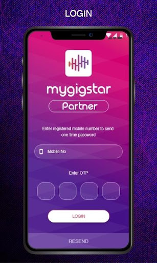 MyGigStar Partner Screen 2