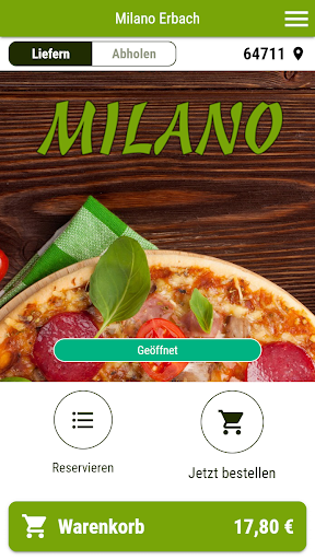 Android application Milano Erbach screenshort