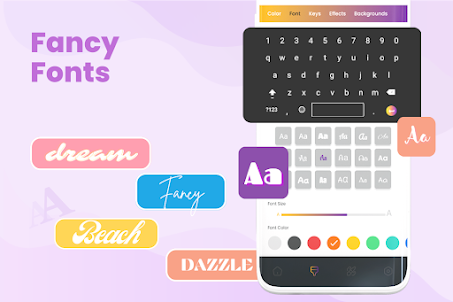 Custom Keyboard: Emoji, Fonts