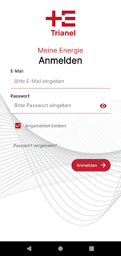 Android application Trianel Meine Energie screenshort