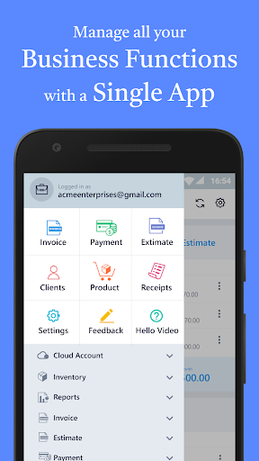 Simple Invoice Manager Screen 2