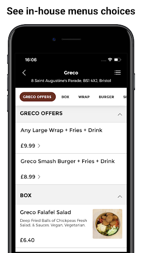 Greco App Screen 2