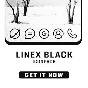 LineX Black Icon Pack Patched APK 5