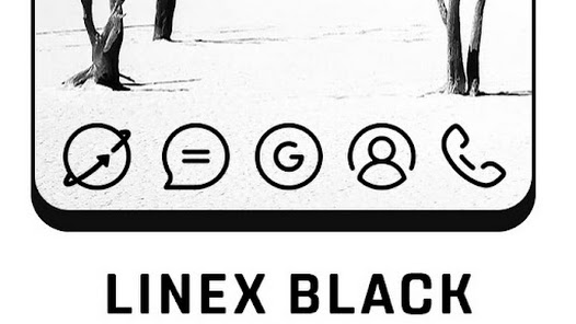 LineX Black Icon Pack Mod APK 4.5.1 (Optimized) Gallery 4