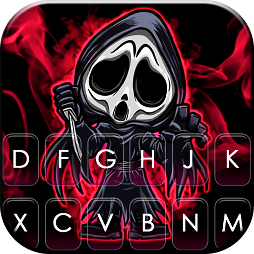 Red Grim Reaper Keyboard Theme  Icon