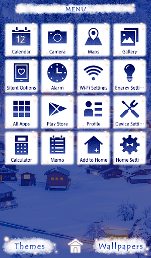 Shirakawa-go Winter Theme Screen 2