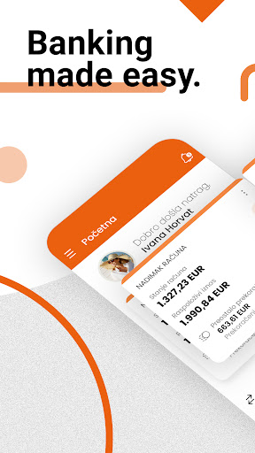 Android application PBZ mobile banking application screenshort