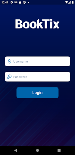 Android application BookTix Scanner screenshort