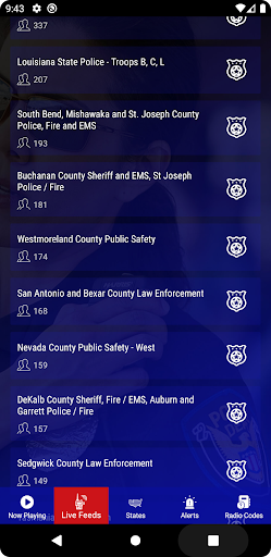 Police Radio Scanner Screen 2