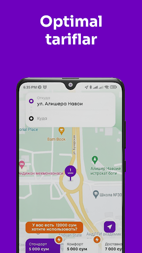 BonusTaxi— qulay mobil ilova Screen 3