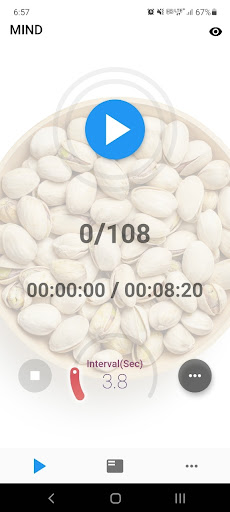 Android application Mind: 절운동(108배), 108bows screenshort