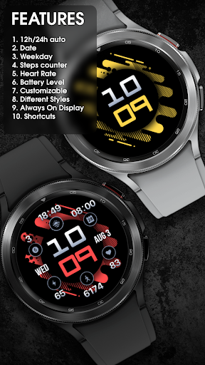 PRADO X2 - Digital Watch Face Screen 2
