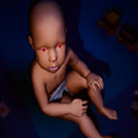 The yellow Horror baby game