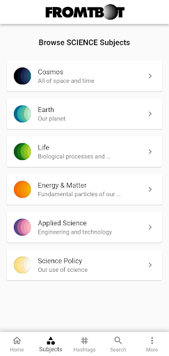 Science Magazine - FROMTBOT Screen 2