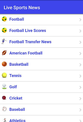 Live Sports News Screenshot 2 - AppWisp.com