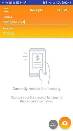 Android application Mobile T&E Enterprise Edition screenshort
