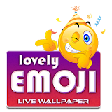 Lovely Emoji Live wallpaper icon