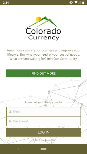 Android application Colorado Currency Mobile screenshort