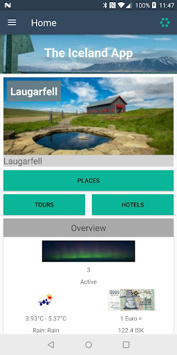 Android application Iceland App Guide, Map & Tours screenshort