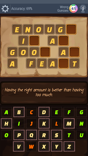 Guess the Phrases and Proverbs Screen 3