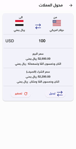 Exchange rates in Yemen 6