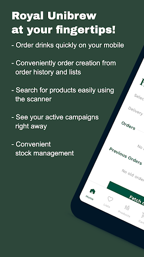 Android application Royal Unibrew screenshort