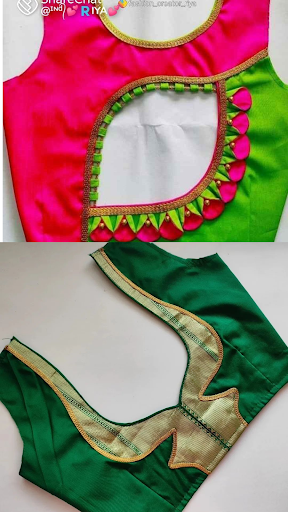 Blouse Neck Designs Book 2022