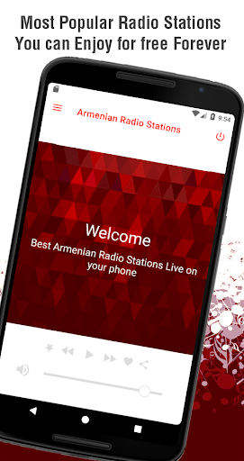 Android application Armenian Radio Stations 2.0 screenshort