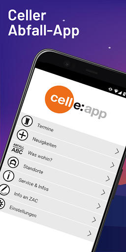 Android application Abfall-App Celle screenshort