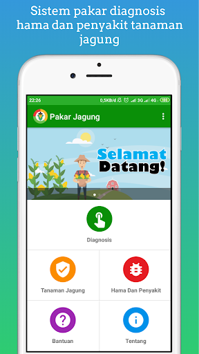 Android application Pakar Jagung screenshort