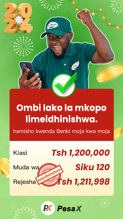 PesaX - Mkopo Haraka cash loan - 1.1.5 - (Android)