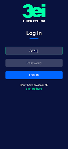 Android application 3eyeinc screenshort