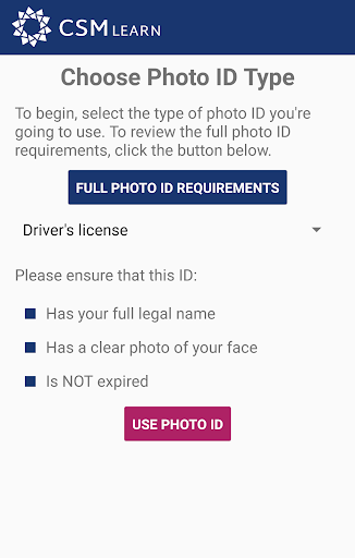 CSM Verification Screen 2