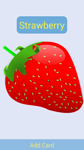 Android application Self Word Card screenshort