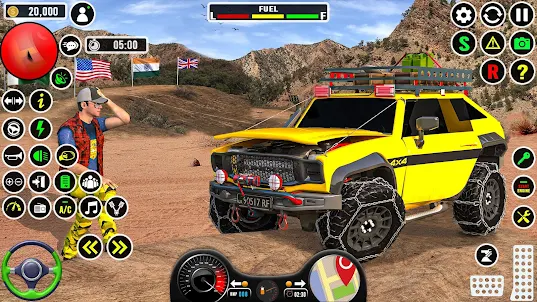 4x4 Jeep SUV Driving Jeep Game