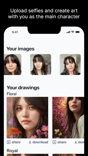 Android application drawanyone.ai screenshort