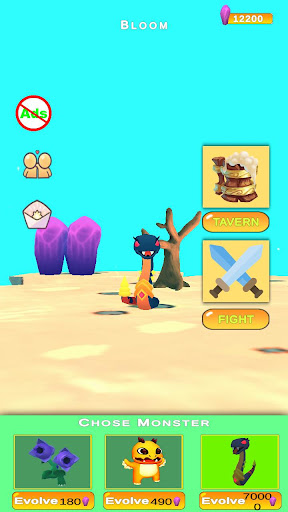 Android application Monster Idle Fight screenshort