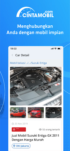 Android application Cintamobil screenshort