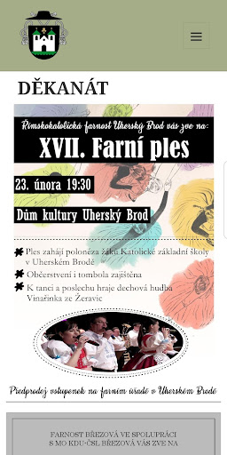 Nástěnka děkanátu Uherský Brod Screen 2