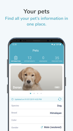 Android application Red Butte Veterinary Care screenshort