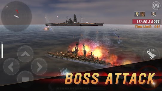 WARSHIP BATTLE: 3D World War II Mod APK [August-2022] (All Ships Unlocked) 5