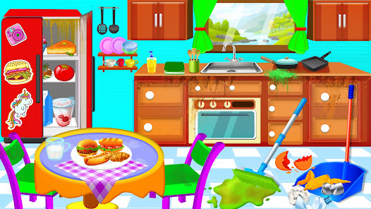 Captura de Pantalla 3 Juegos de limpieza de casas pa android