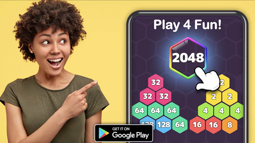 2048 Hexagon-Number Merge Game apkpoly screenshots 7