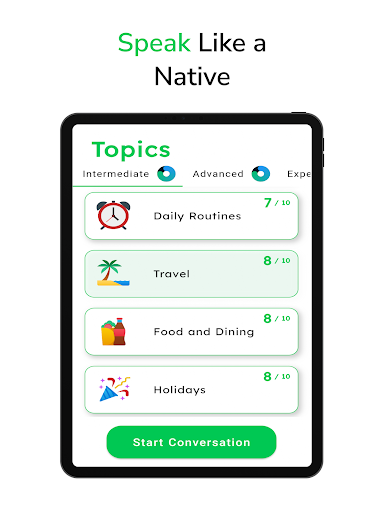 Screenshot of Fully Fluent - Learn Languages
