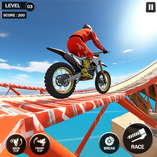 Bike Stunt Xtreme Racing Games logo
