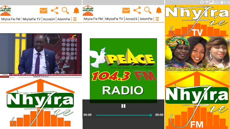 Nhyira FM, Ghana Radios & Chat - 3.8 - (Android)