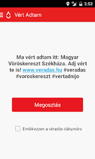 Véradás – Vöröskereszt Screenshot